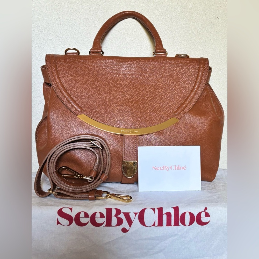 ❌❌SOLD❌❌See By Chloe Lizzie Medium Satchel Bag  Full Inclusion- EUC
